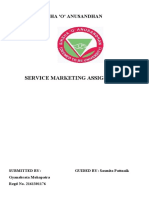 Service Marketing Assignment: Ibcs - Soa - Siksha 'O' Anusandhan