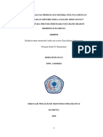 Analisis Kualitas Produk Dan Kinerja Pegawai Dengan Menggunakan Metode Fmea (Failure Mode Effect