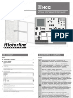 Manual de Utilizare Unitate de Comanda Motorline MC52