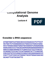 Computational Genome Analysis: Lecture-4