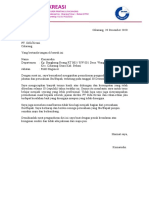 PT Difa Kreasi R&D Engineer Resign Letter
