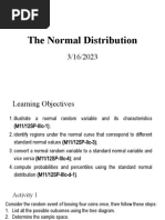 The Normal Distribution