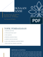 Pemeriksaan Akuntansi: Auditing