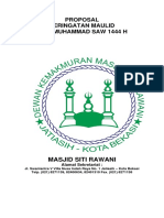 Proposal Peringatan Maulid Nabi Muhammad Saw 1444 H: Masjid Siti Rawani