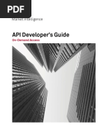 API Developer's Guide: On-Demand Access