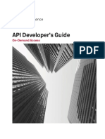 API Developer's Guide: On-Demand Access