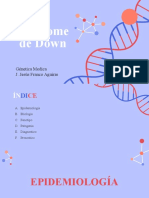 Sindrome de Down: Génetica Medica J. Jesús Franco Aguirre