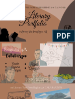 Literary Portfolio About The Literature of Region 4a