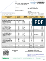 Phiếu Kết Quả Xét Nghiệm: Laboratory Report