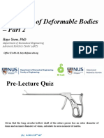 Mechanics of Deformable Bodies - Part 2: Raye Yeow, PHD