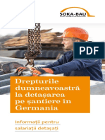 Drepturile Dumneavoastră La Detașarea Pe Șantiere În Germania