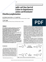 Liquid Chromatographic and Mass Spectral Methods of Identification For Regioisomeric Dimethoxyamphetamines and Brominated Dimethoxyamphetamines