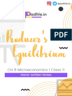 Padhle 11th - 8 - Producer's Equilibrium - Microeconomics - Economics