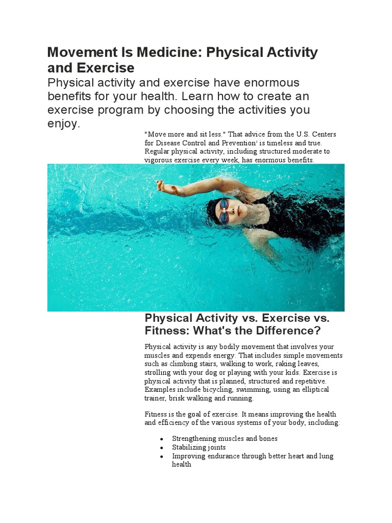 Exercise Benefits & Program Guide | PDF | Strength Training | Physical ...