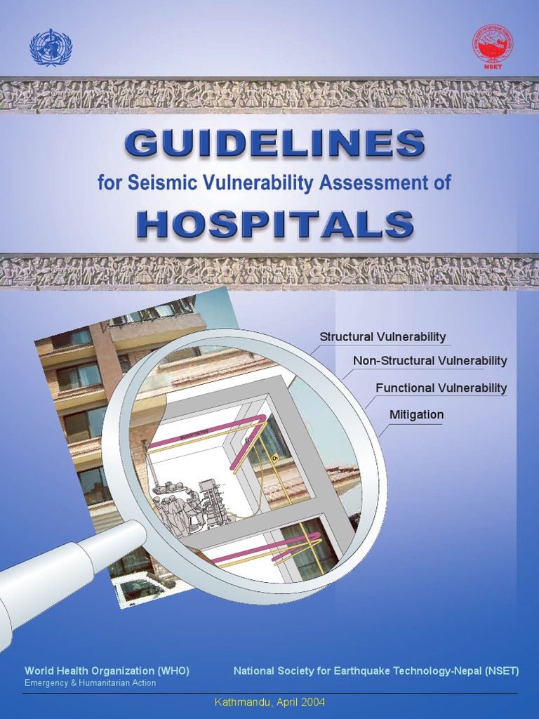 Earthquake Vulnerability Guidelines for Hospitals | PDF | Earthquakes