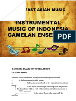 Instrumental Music of Indonesia