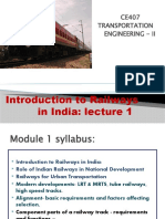 Railways Introduction: Role, Components