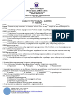 Summative Test 1 in Esp 6