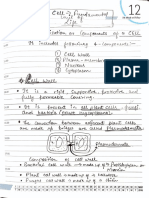 CELL Notes (Cell Wall, Plasma Membrane)