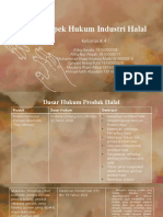 Aspek Hukum Industri Halal Kelompok 4