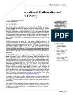 Trends in International Mathematics and Science Study (TIMSS)