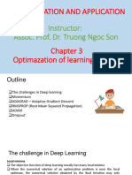 Part 1.3. Optimazation of Learning Algorithms
