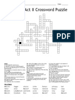 Macbeth Act II Crossword Puzzle b4f54 6163286b