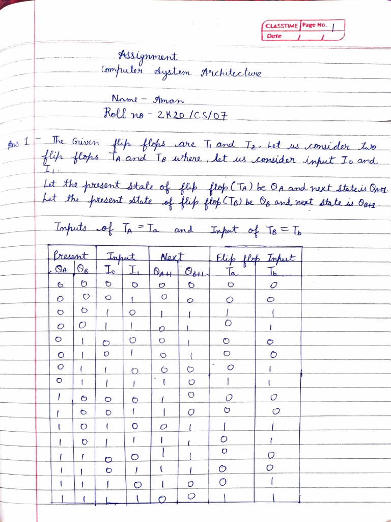 Truth Table PDF