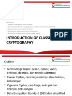 Introduction of Classic Cryptography