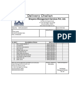 Delivery Challan Items