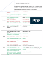 Podem Ocorrer Alterações de Datas e Transferência de Feriados, Considerando A Autonomia de Cada Prefeitura