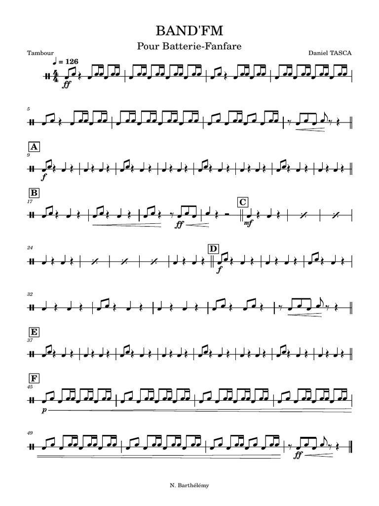Tambours PDF