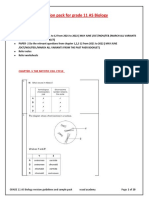 Revision Pack For Grade 11 AS Biology: Chapter - 5 The Mitotic Cell Cycle