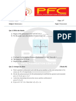 Class 10th Polynomials