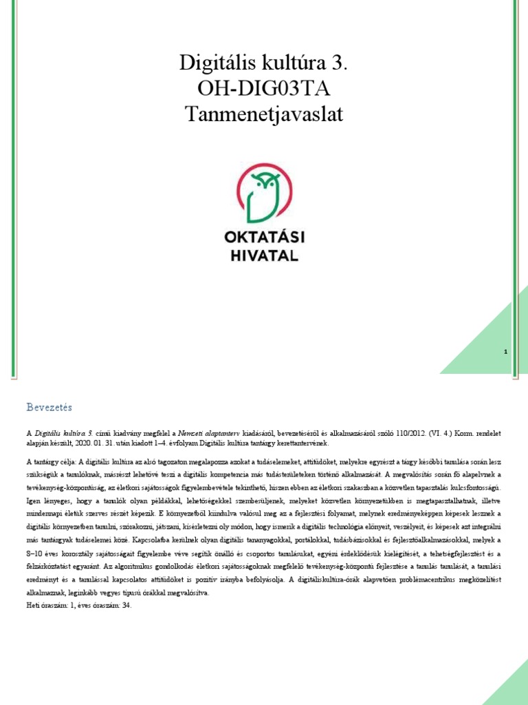 Digitális Kultúra PDF