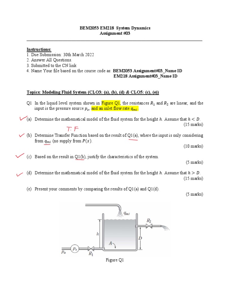 BEM2053 EM218 - Assignment 03 - Solution | PDF | Heat | Heat Transfer