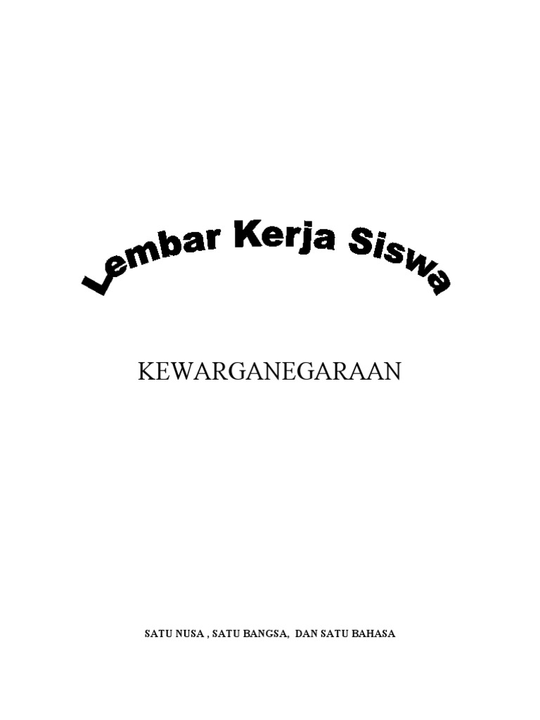 Kewarganegaraan: Satu Nusa, Satu Bangsa | PDF