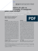 Discursos Políticos de Odio en Argentina y Ecuador