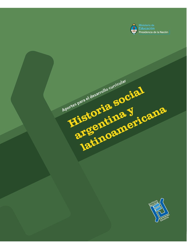 Historia Social Argentina y Latinoamérica PDF Plan de estudios