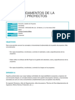 Fundamentos de La Gestion de Proyectos