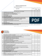 Operation and Maintenance Plan