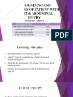 Recognizing and Diagnosis of Patient With Chest & Abdominal Injury