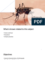 Arthropoda: Basic Biomedical Science-Parasitology Parasitology Dept HY/MP, 2022