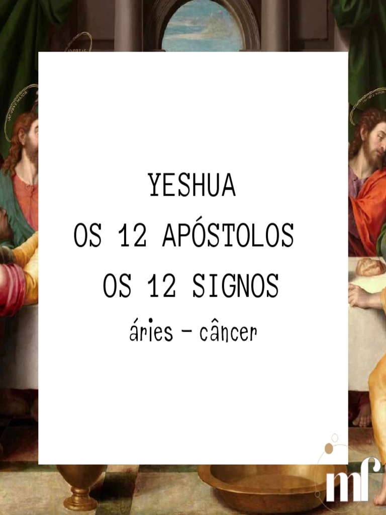 Signos dos Apóstolos e Yeshua | PDF | Zodíaco | Astrologia
