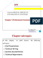 Muni University: Chapter 1:professional Communication