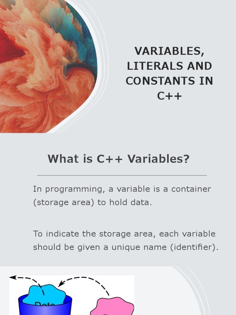 Variables Literals and Constants in C | PDF | Integer (Computer Science ...