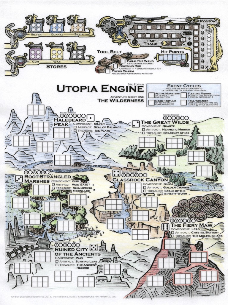 Utopia Engine 3rd Edition Sheet 1 Handcoloured A4.2 PDF