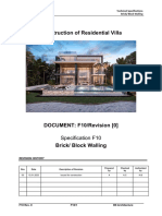 014 - F10 Brick - Block Walling