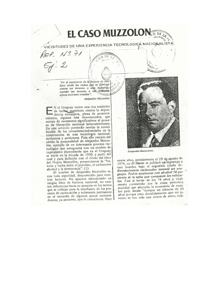 Cheroni. El Caso Muzzolón | PDF