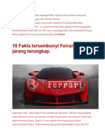 10 Fakta Tersembunyi Ferrari Yang Jarang Terungkap